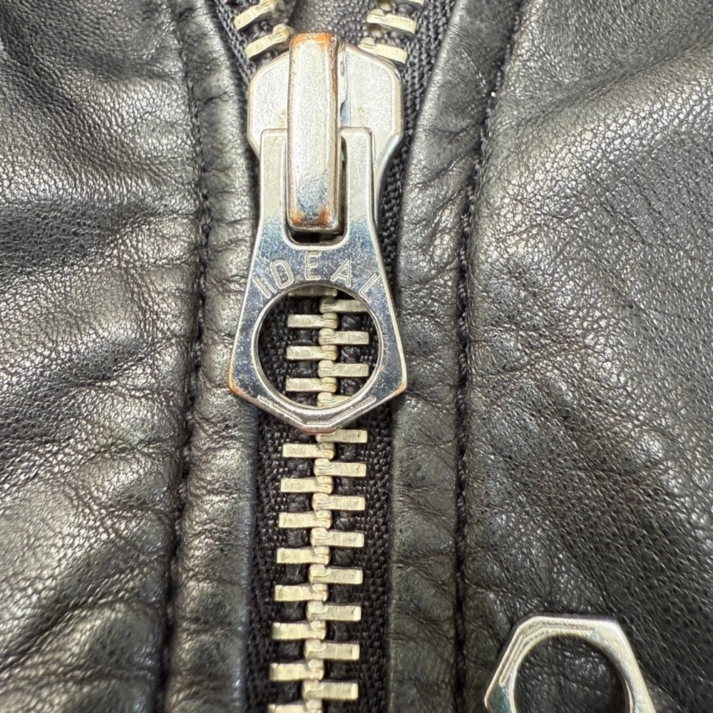 Madewell The Washed Leather Motorcycle Jacket Women XS Grunge Edgy Soft Moto - Picture 10 of 14